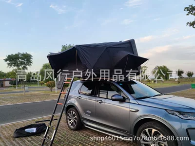 Aluminum alloy roof tent outdoor camping car waterproof rainproof source factory rainproof Outdoor (Avtomobil dam çadırları) - black-19-m-2-3