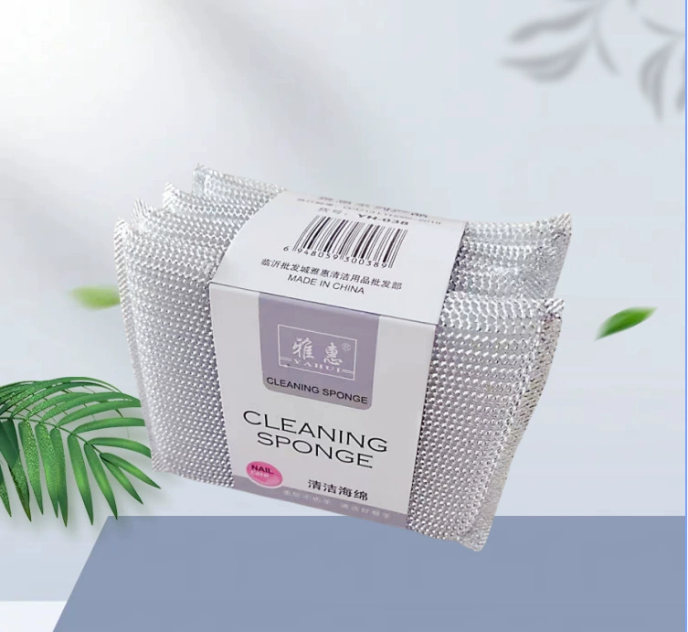 Оптовая покупка Scrub Dawang для магазина Линьи двумя юанями толстая губка для мытья посуды, чистка кухни