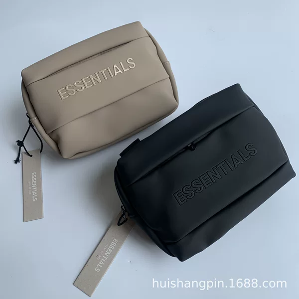2023 FEAR OF GOD ESS Double Line Men's Sports Skill Bag Shoulder Crossbody Pocket Chest Bag