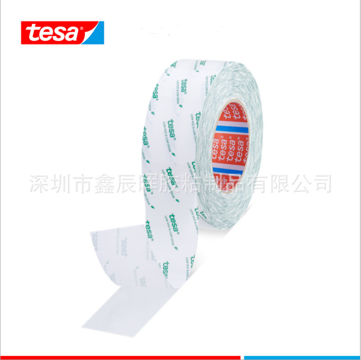 德莎tesa66891无纺布半透明双面胶低VOC低气味控制装饰面板粘接