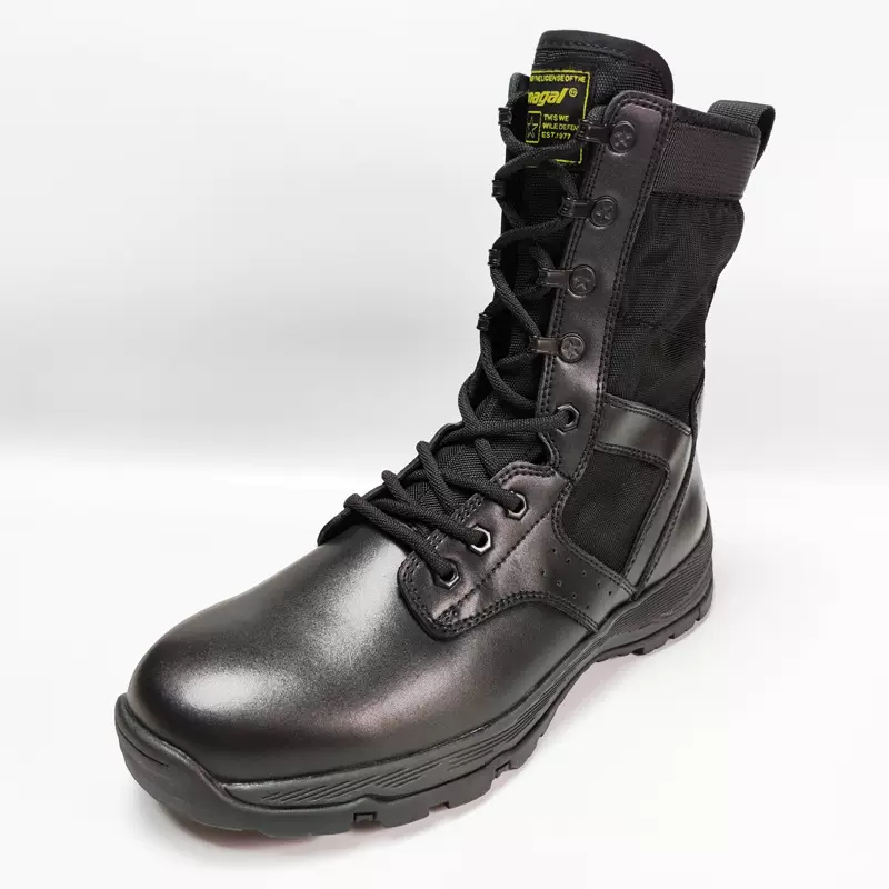 现货工厂直发户外训练登山鞋透气战术靴防滑耐磨作战靴安检保安鞋