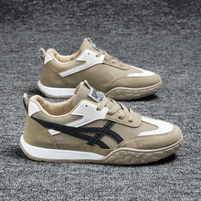 飞织运动鞋外贸批发男女同款跑步鞋厚底显高低帮鞋子舒适热销透气