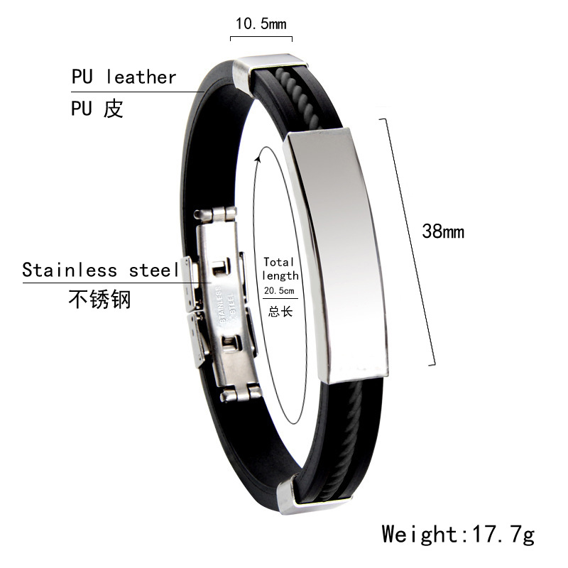 Yiwu joyería pequeña al por mayor botón de mariposa de verano pulido transfronterizo un hombre y una mujer joyería pequeño producto pulsera de acero inoxidable