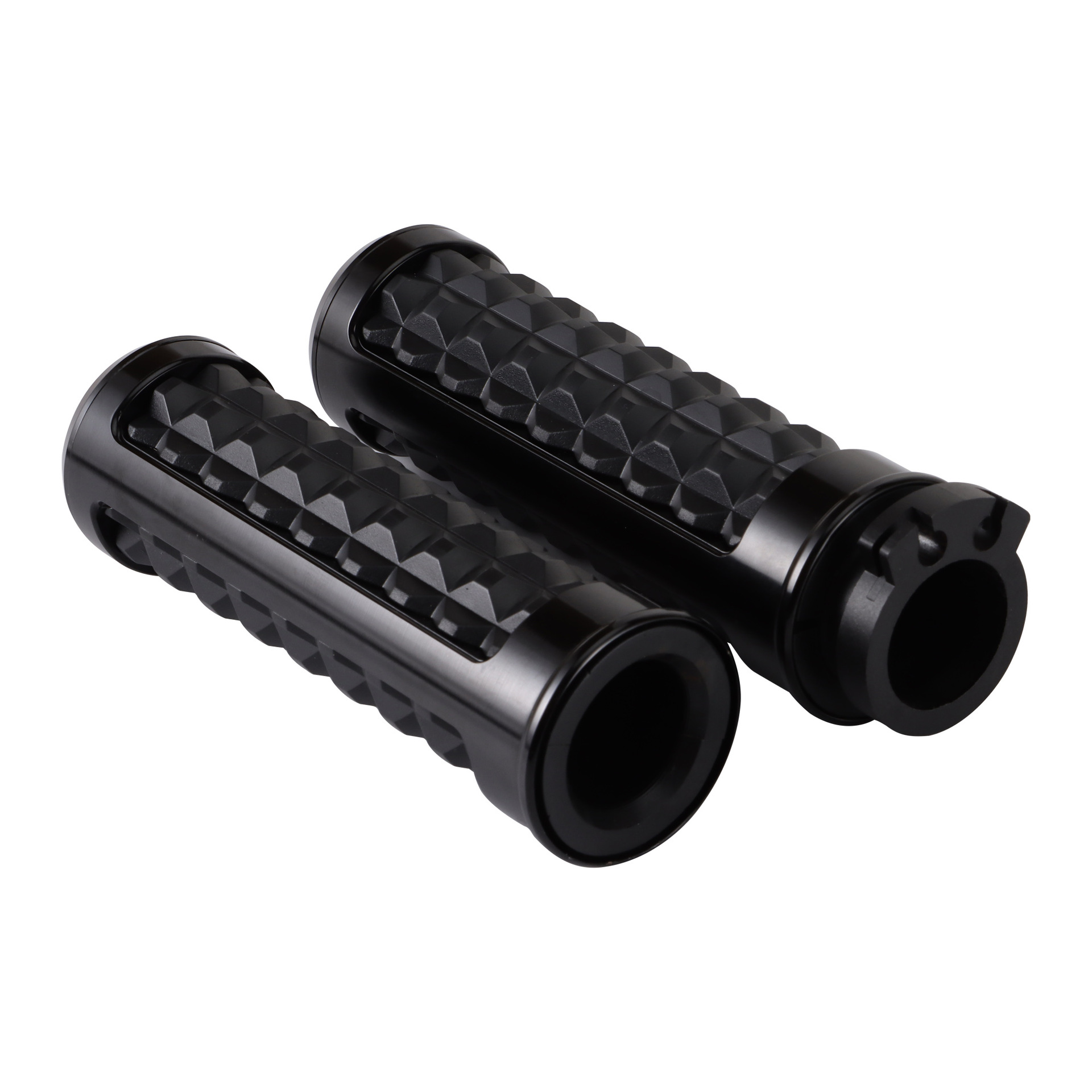 Motorcycle handlebar handle cover motorcycle modification parts half glue half aluminum handle cover accessories