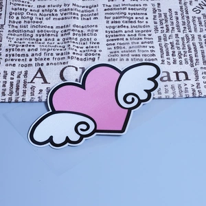 Wings Heart Car Creative Cartoon Sticker Scratch Cover Decoration