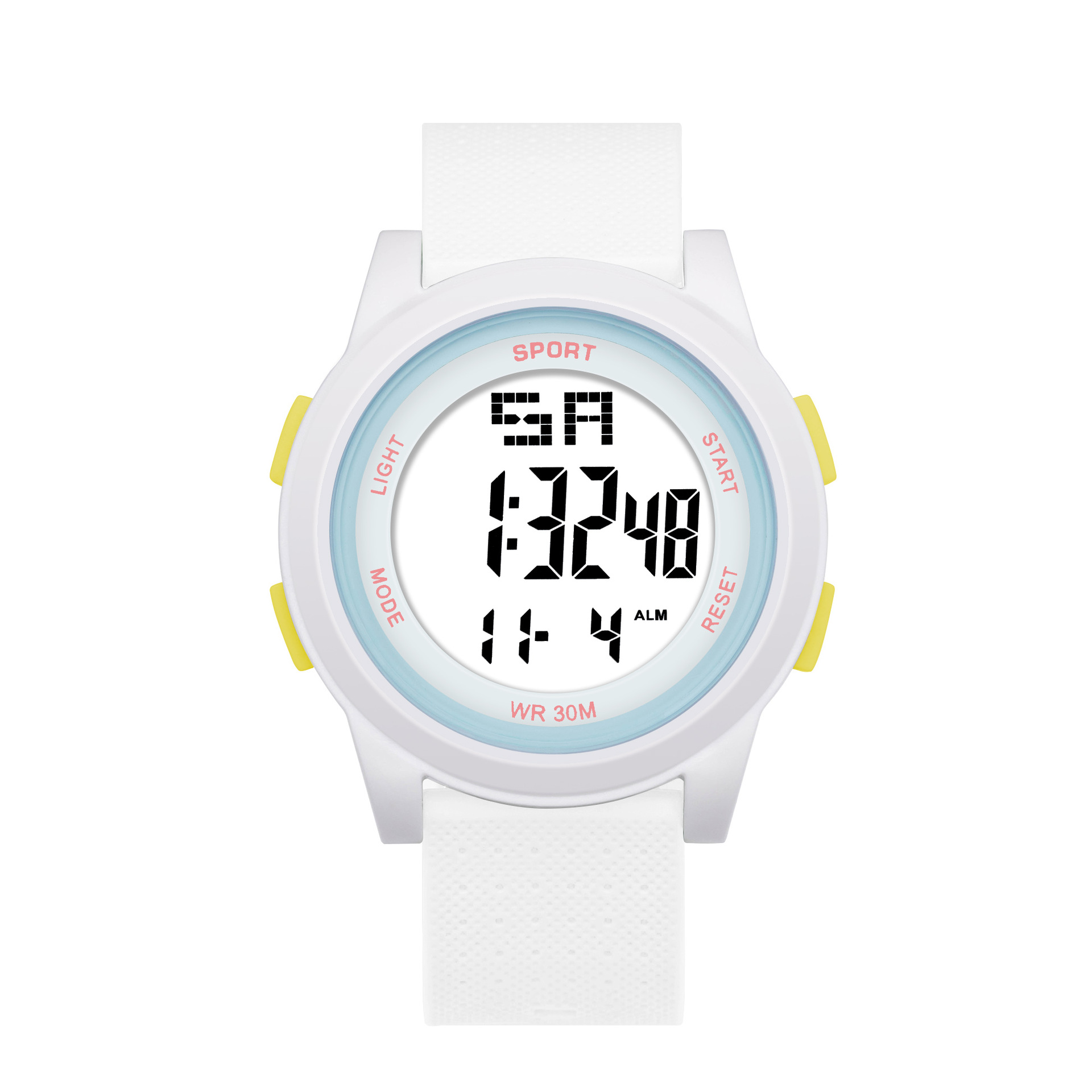 Nuevo reloj deportivo electrónico para estudiantes, estilo dulce y moderno, con diseño de macaron, para niñas de secundaria.