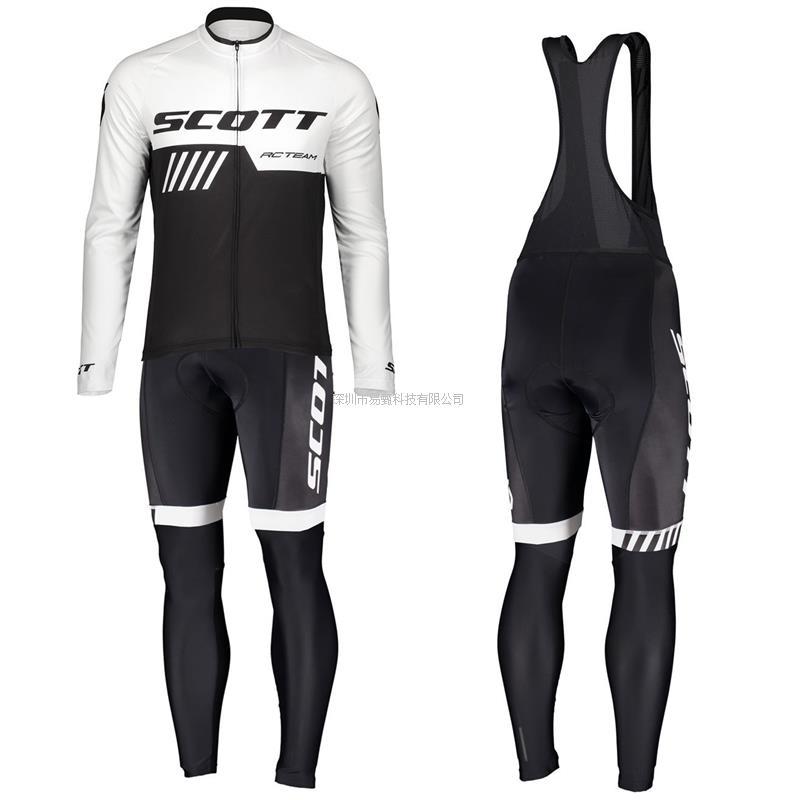 2025 New Long Sleeve Strap Bicycle Cycling Suit Quick-Drying Breathable Mountain Bike Sports One Piece Dropshipping