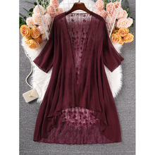 C 98016 Hollow Chiffon Cardigan �οշ�ɹѩ�Ŀ����羳��ó