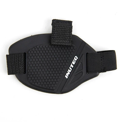 Motorcycle riding shift brake shoe cover off-road riding road racing pad protection gear brake shoe cover (Motorcycle Safety Supplies) - white-logo
