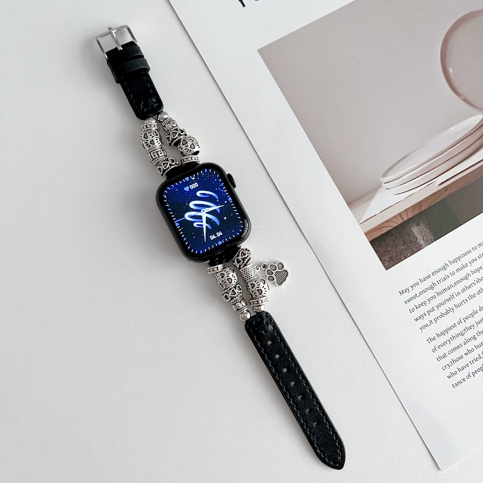 Apple, watch strap, genuine leather, high-quality style
