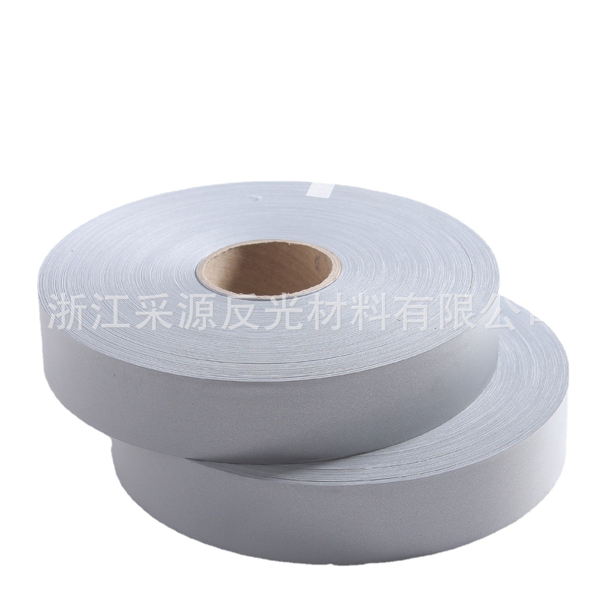 厂家批发500光亮银TC反光布金属光反光面料工装反光条银色反光带