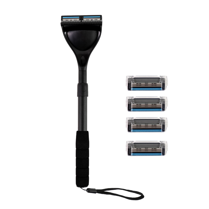 6-blade back shaver 6.0 long back shaving tool for men