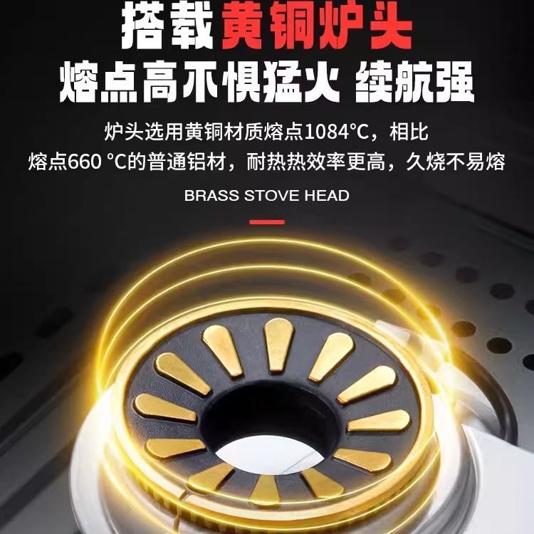 Jinyu 600S кассетная печь Торговый центр Ресторан Горячий горшок газовый резервуар Печь наружная ветрозащитная портативная газовая плита