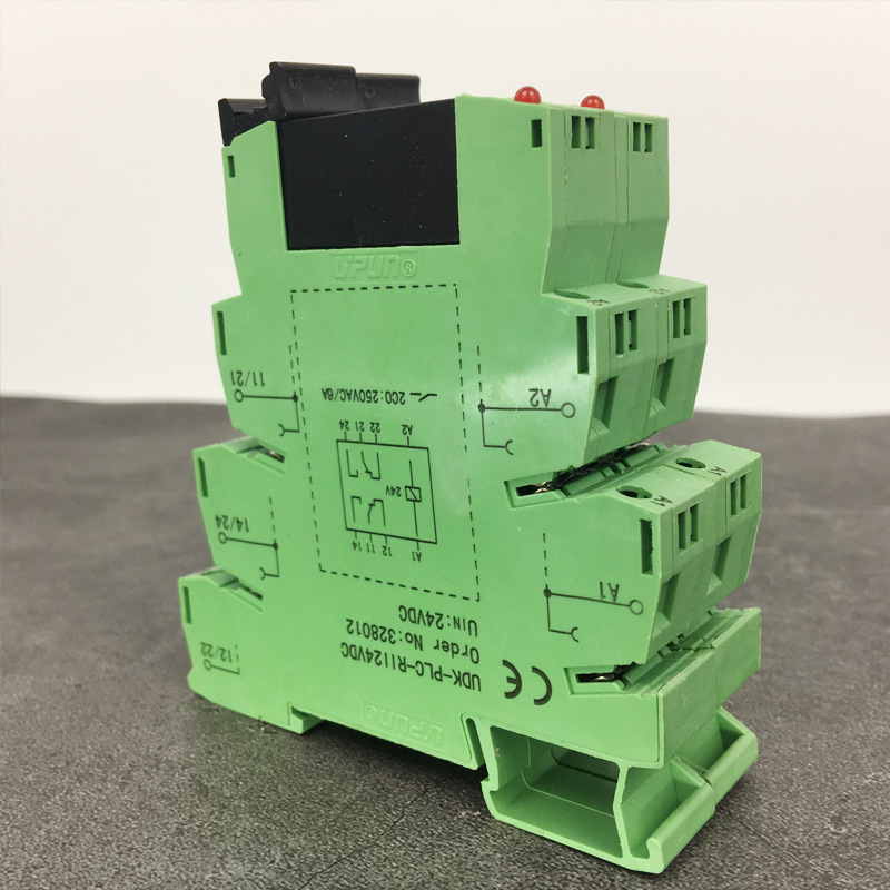 全新无包装UPUN接线端子UDK-PLC-RII 24VDC 328012