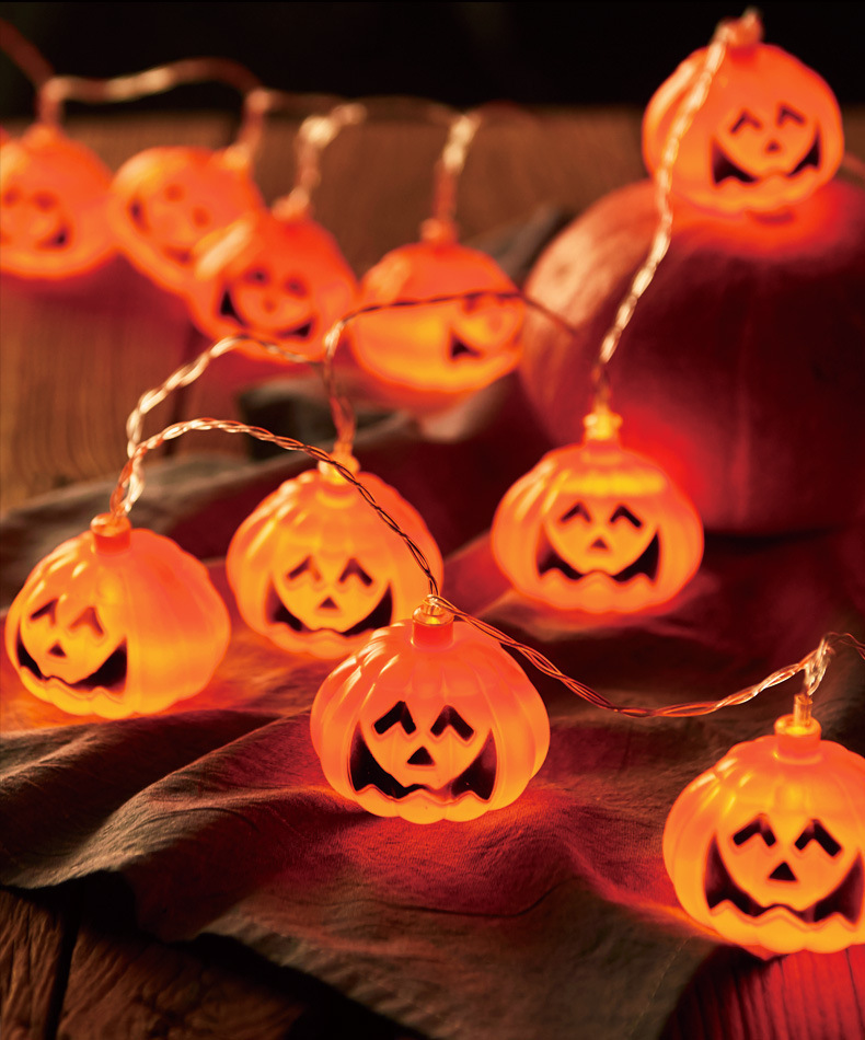 LED String Lights Outdoor Decoration Halloween Scene Pumpkin Lights Home & Garden Lights & Lighting_voghion.com