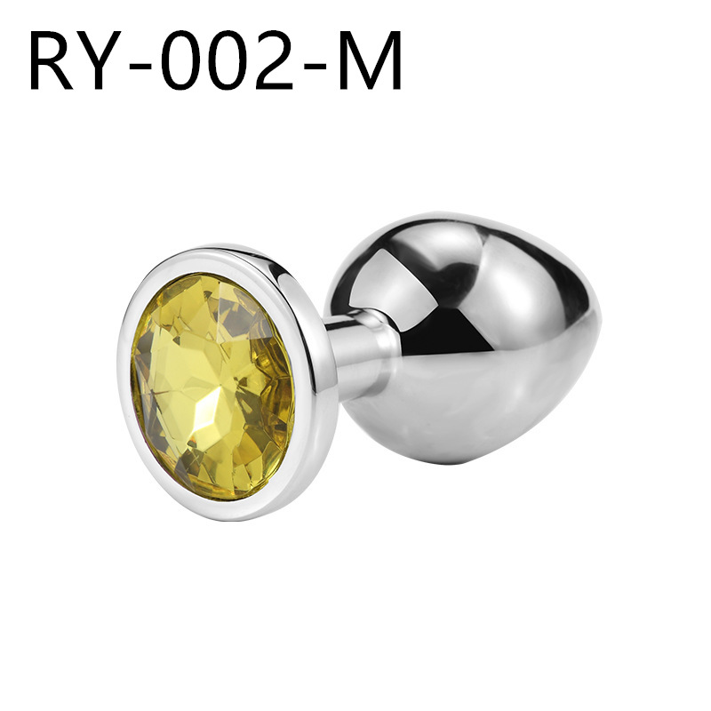 Volver corte metal anal plug adulto hombres y mujeres SM compartir masturbación clímax sexy anal plug adulto suministros pequeño mediano grande