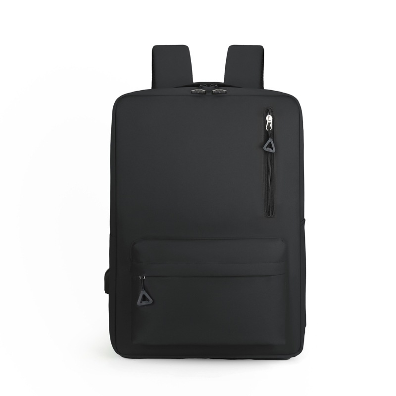 Waterproof Leather Commuter Backpack For Men Large Laptop Bag_voghion.com