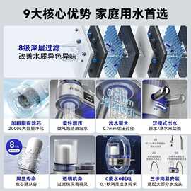 净享家龙头净水器家用过滤器自来水非直饮前置厨房陶瓷净化器通用