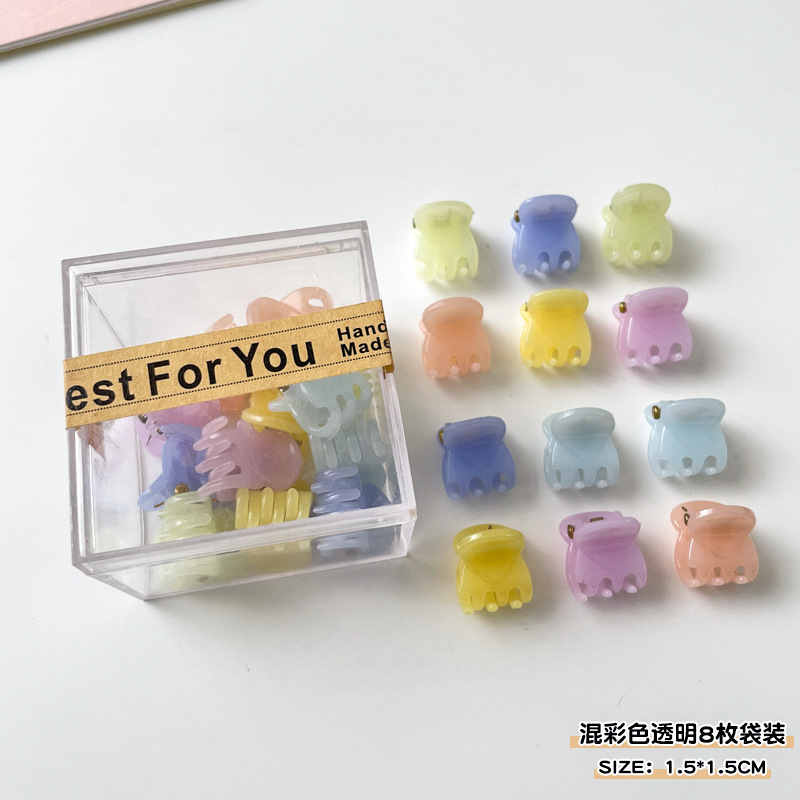 Lado flequillo clip horquilla Mini tamaño pequeño clip femenino frente trenzado pelo clip tocado verano princesa cabeza horquilla