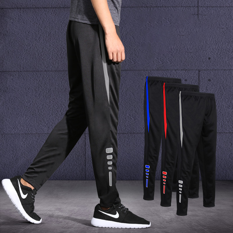 Comercio exterior pantalones deportivos para hombres sueltos correr ocio verano delgado pantalones de fútbol fitness ropa de ciclismo tendencia de baloncesto mujer