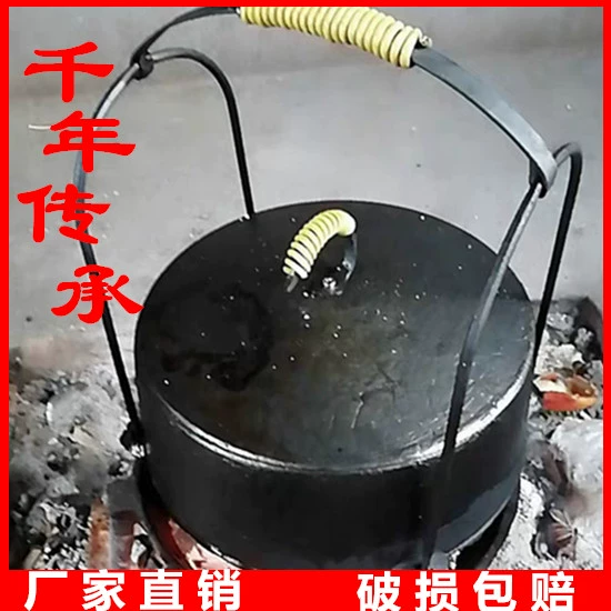 Грубое железо Ding Pot Studios Shengting pot Тушеная кастрюля из чугуна Ding pot грубое железо верхняя кастрюля грубое железо традиционный трехногий верх двойные ушки