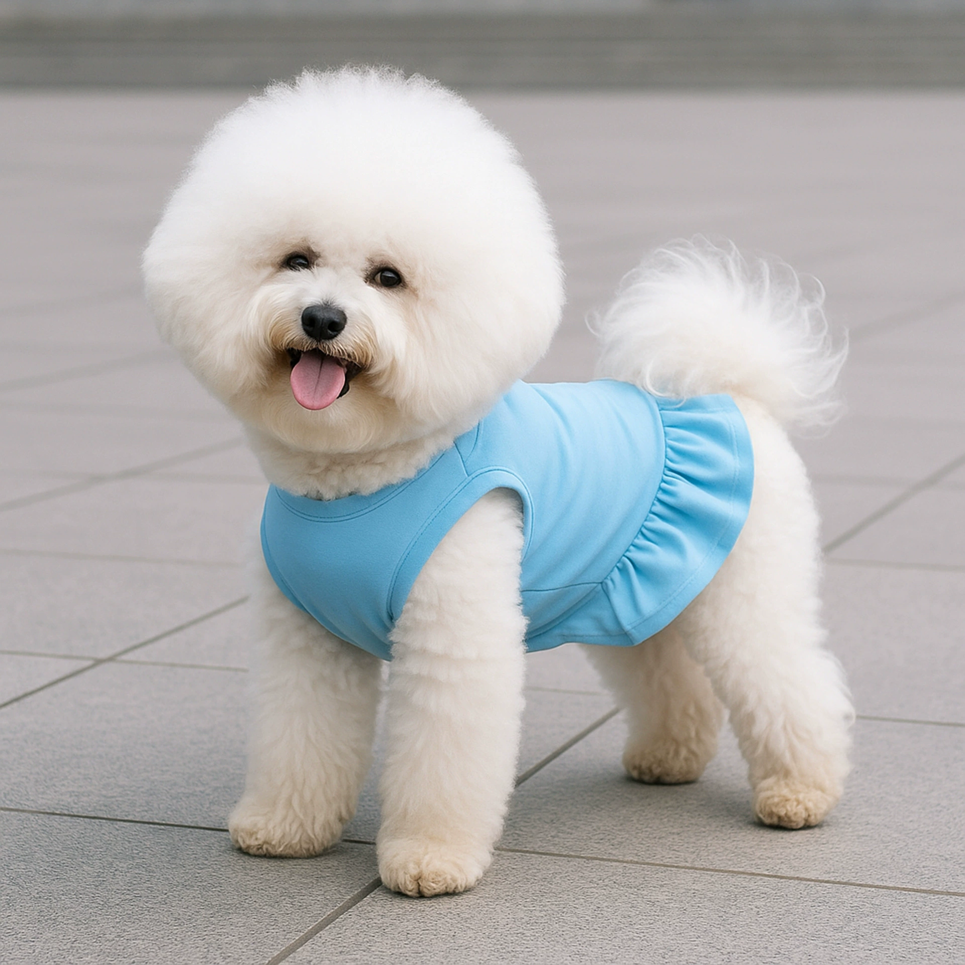 Весенне-летнее новое многоцветное плиссированное платье с рюшами в стиле Тедди для собак и кошек, юбка без рукавов