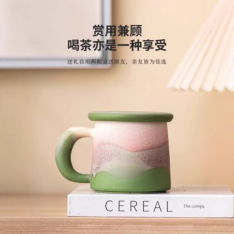 セラミックマグ、家庭用ドリンクカップ、オフィス用個人用カップ、高級コーヒーカップ、ウォーターカップ、お土産|undefined