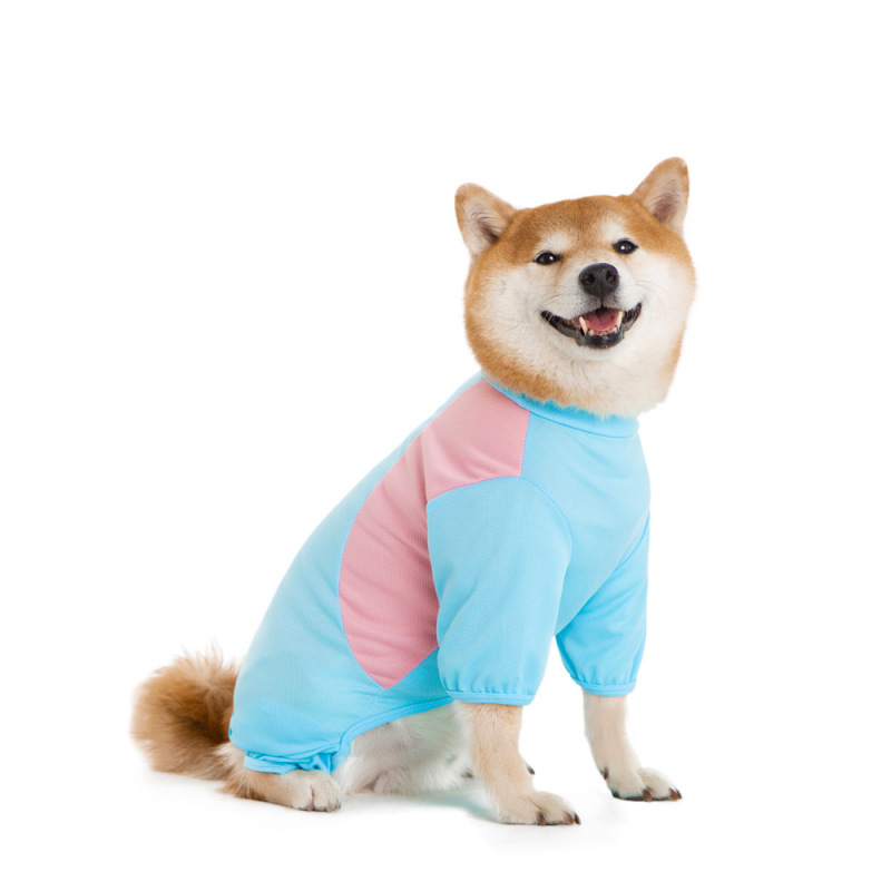 春夏秋の犬用クロスボーダーペット服、抜け毛防止四本足服、家庭用通気性服、中型犬、大型犬用在庫あり|undefined