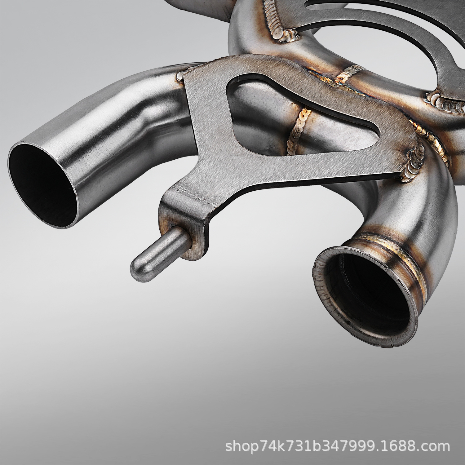 Suitable for Vintage Motorcycles Bonneville Triumph T100 T120 Stainless Steel Drum-Less Mid-Section Exhaust Pipe