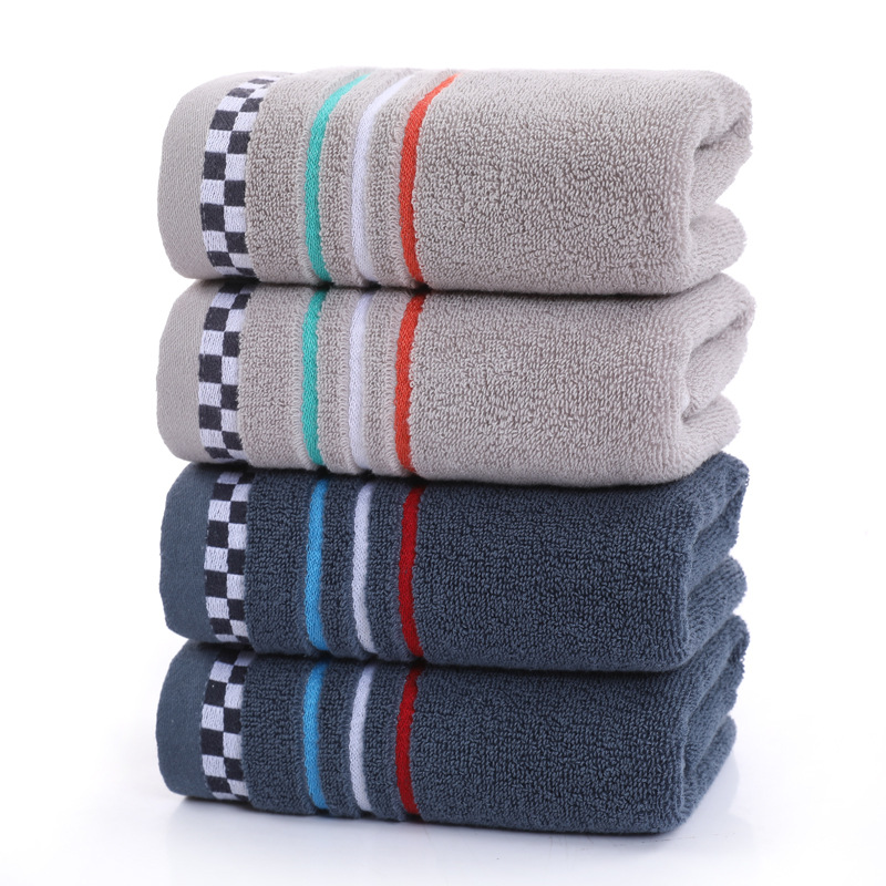 Serviette de visage en coton douce et absorbante pour bain maison_voghion.com