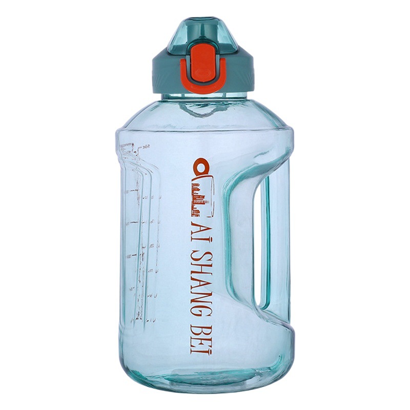 Aishang Cup PC cuerda de gran capacidad de elevación tonelada barril hombres y mujeres deportes hervidor resistente a altas temperaturas verano fitness Ton bebida directa taza