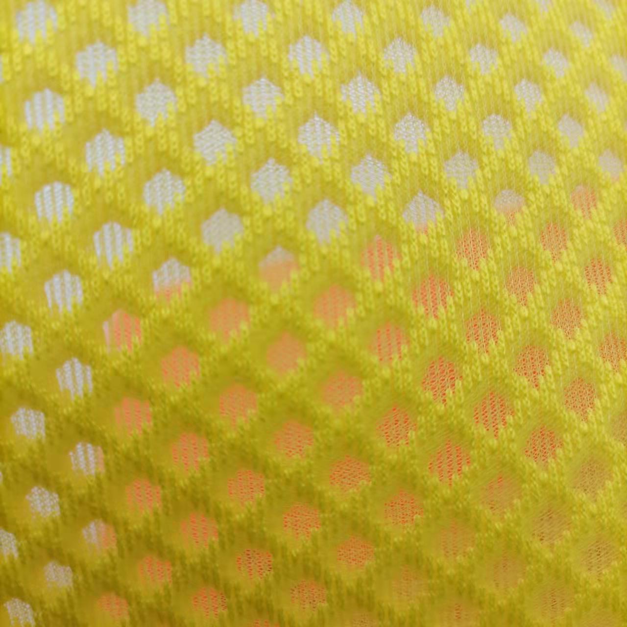 三明治网眼布 菱形透孔三层网布 箱包坐垫鞋材面料 现货