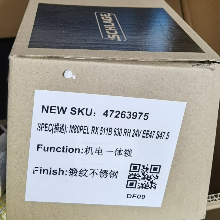 供应安朗杰【美标】机电一体门锁SCHLAGE M85PES RX 511B 630