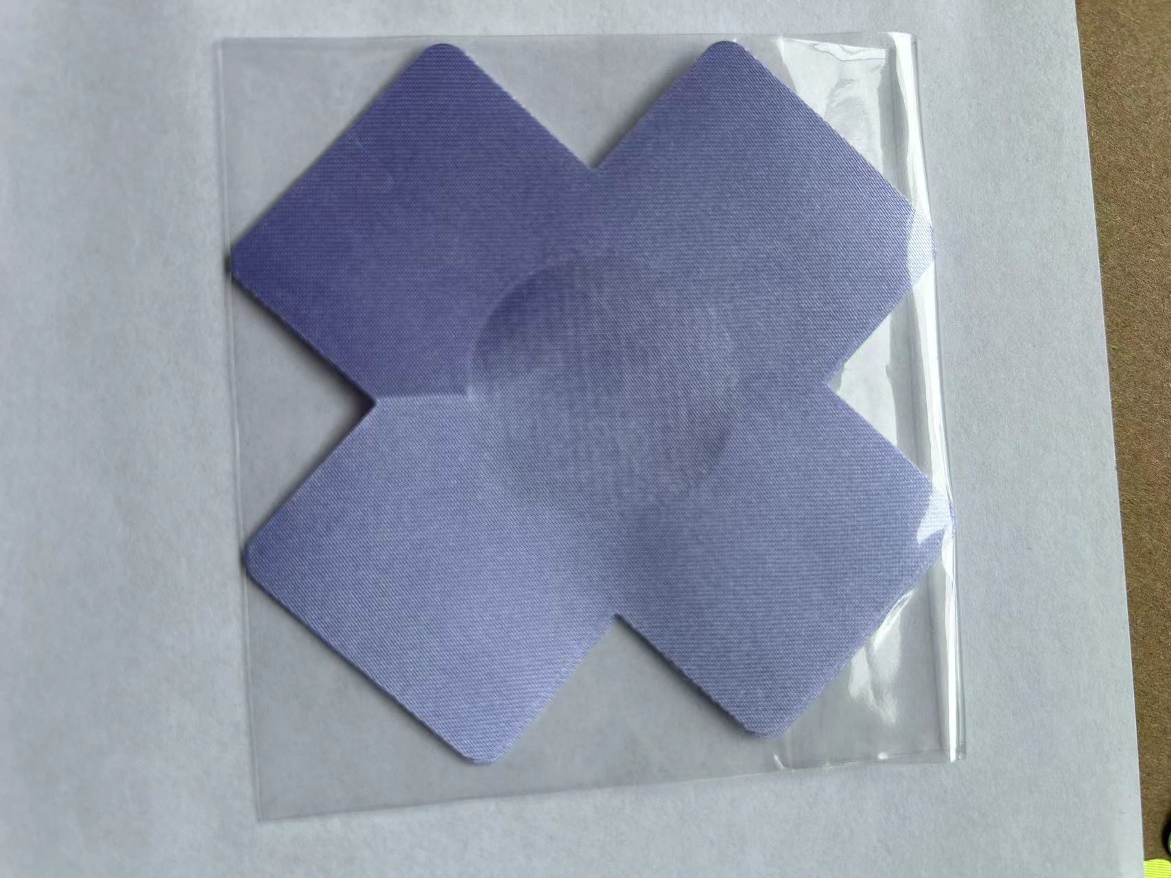 Venta caliente transfronteriza europea y americana sexy impreso mama pegatinas desechables en forma de X pecho Nipe cubre