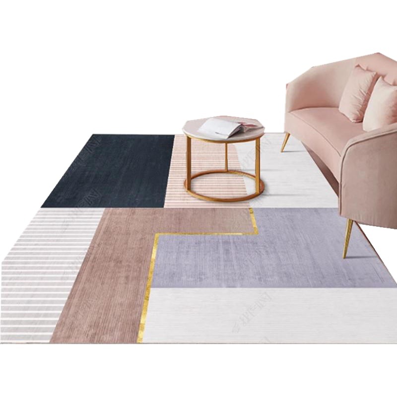 Sala de estar alfombra dormitorio chica ins manta de noche Internet celebridad simple habitación de cama completa Nordic luz mesa de café de lujo alfombra de piso