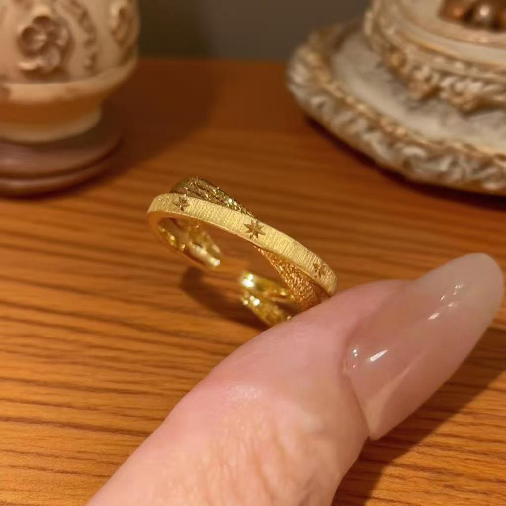 Fonkelende designer ring voor dames, elegant en comfortabel_voghion.com