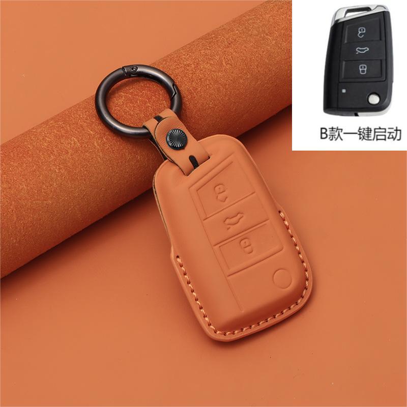 鍵カバーの頭の層の牛革の本革の速騰の宝はマイテンのゴルフの歌の道を探して車のパサートの朗逸を見ます。