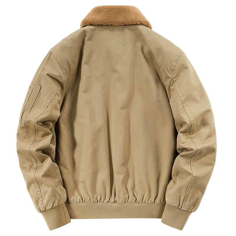 Demi-season warm down jacket, American style