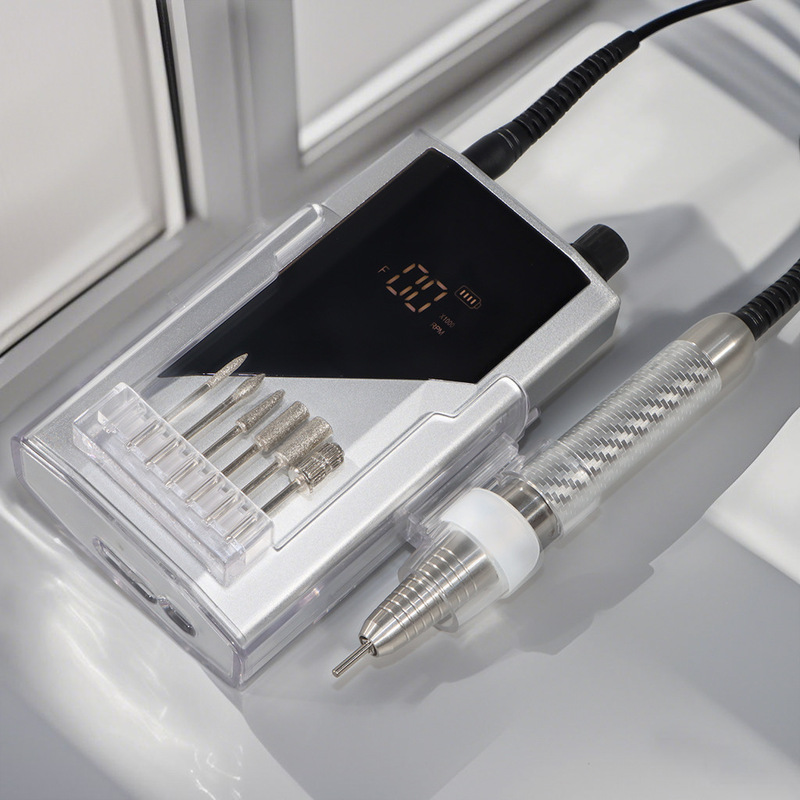 国境を越えた新しいブラシレスネイルポリッシャー磁気充電ベースポータブルプロフェッショナル電動ネイルリムーバー|undefined