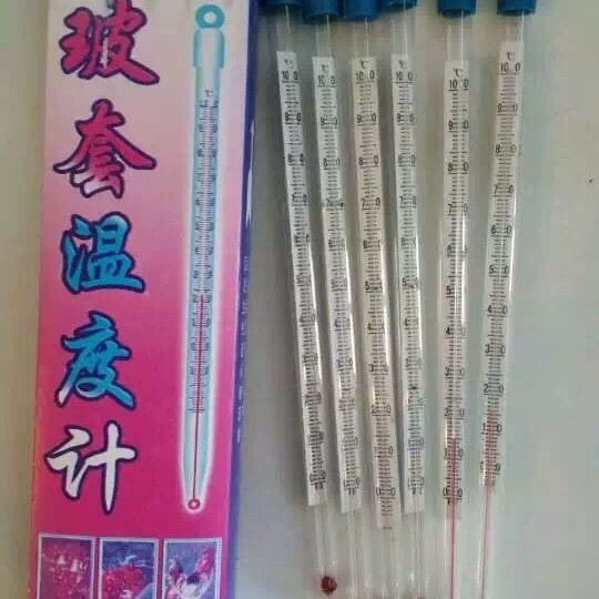 Стеклянный парник термометра кожуха засаживая термометр специального алкоголя красный жидкостный термометр-10 + 100 ℃