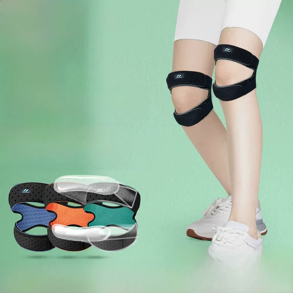 Professional silicone patella with summer shock absorption pressurized breathable knee pads women's sports running rope skipping fitness Basketball Men's wholesale