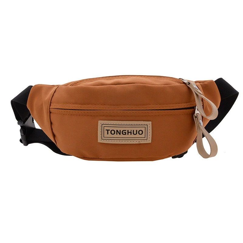 Sports nylon capacious children's belt bag for leisure, one-shoulder bag, chest bag, 2023