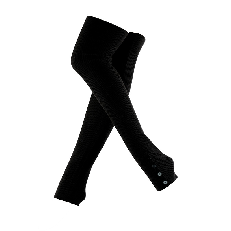 Yogastrømpekolleksjon varme over knestrømper dame forlengede pilésokker lange ben- og knestrømper_voghion.com