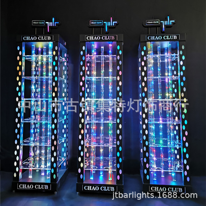 new pattern LED luminescence Cocktail Bullet Cup Wine Cup holder bar KTV Skyscrapers 1314 520 Cup holder