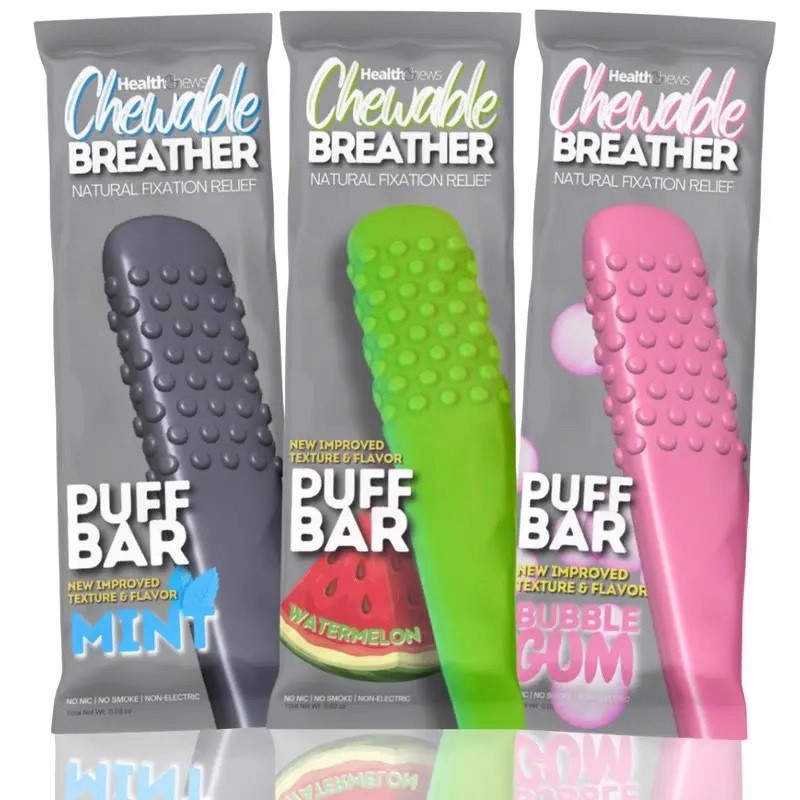 亚马逊创意新品 Chewable Breather Stick 便携式可咀嚼的呼吸棒