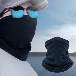 Men's and Women's Sports Multifunctional Neck Gaiter Manufacturer Amazon Cycling Mask Outdoor Two-Color Cooling Neck Gaiter