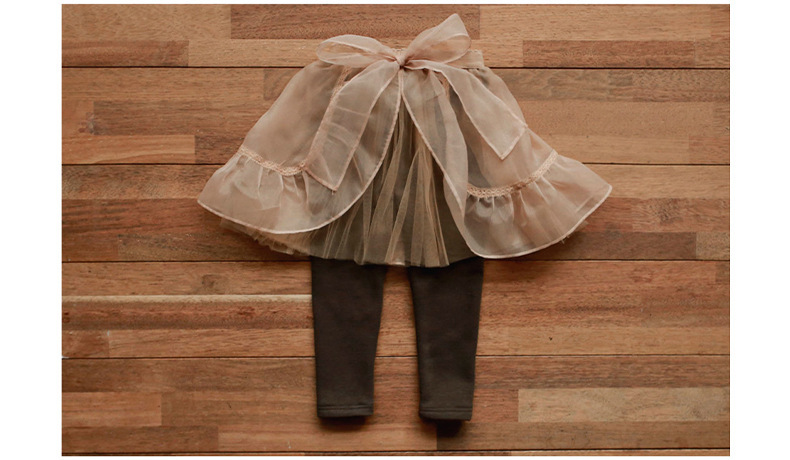 杏粉蓬蓬紗裙褲_29