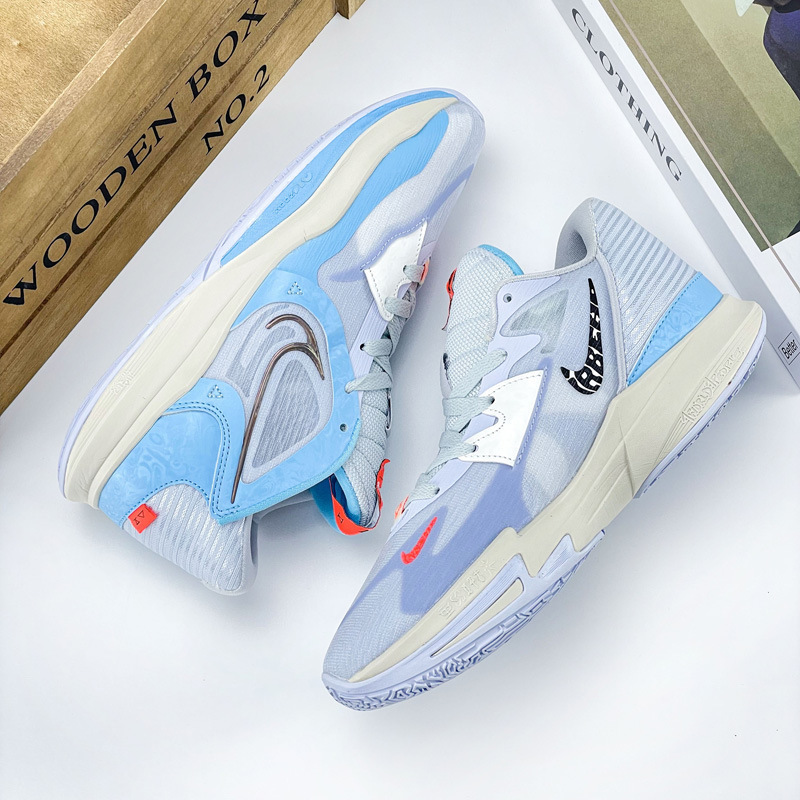 [Putian Factory] Irving 5Th Generation Basketball Shoes Official Website Authentic Orchid Purple Practical Shock-Absorbing Air Cushion Sports Shoes