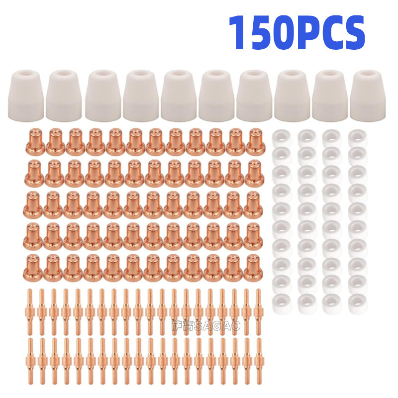 Cross-border PT31/Wenzhou 40A plasma cutting accessories LG40 electrode Nozzle protection nozzle 150PCs shunt Cross-border PT31/Wenzhou 40A plasma cutting accessories LG40 electrode Nozzle protection nozzle 150PCs shunt