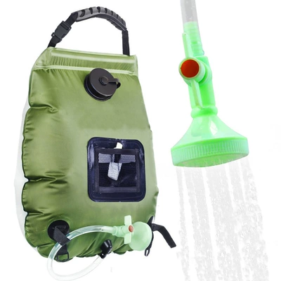 Bathing Tent, Changing Clothes Bath, Avtomobil dam çadırları - upgraded-military-green-water-bag-20l-120120190cm-single